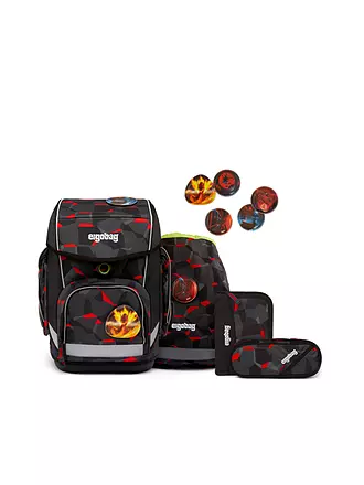 ERGOBAG | Set de cartable 5 pièces CUBO - BärRex | schwarz